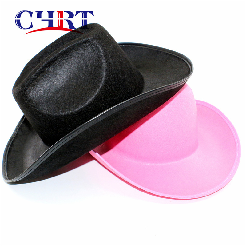 CHRT American Stetson Pink Feather Cowboy Hat Sequined Bud Light Festive Party Kids Straw Cowboy Hats For Adults