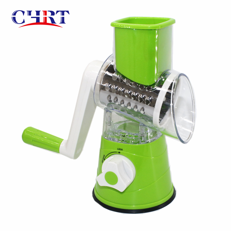 CHRT 2022 3-in1 Spinning Hand-cranked Manual Carrot Rotate Vegetable Shredder