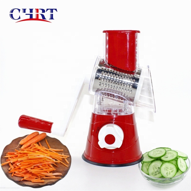 CHRT Best Seller Kitchen Rotary Cheese Grater Multifunction Salad Machine Cutter Vegetable Slicer Chopper