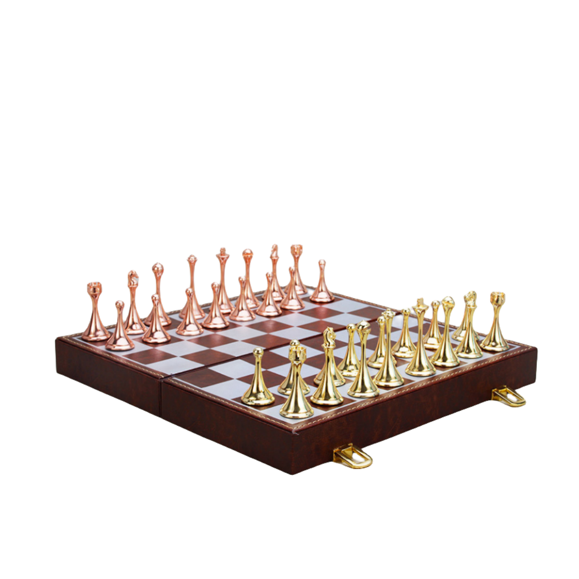 CHRT Family Gift Toy Adult Game Magnetic Metal Children Pieces High Quality International Foldable Chessboard Chess Set