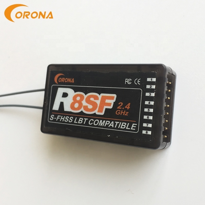 Corona R8SF 2.4gh 8 channels rc futaba sfhss rc car transmitter and receiver