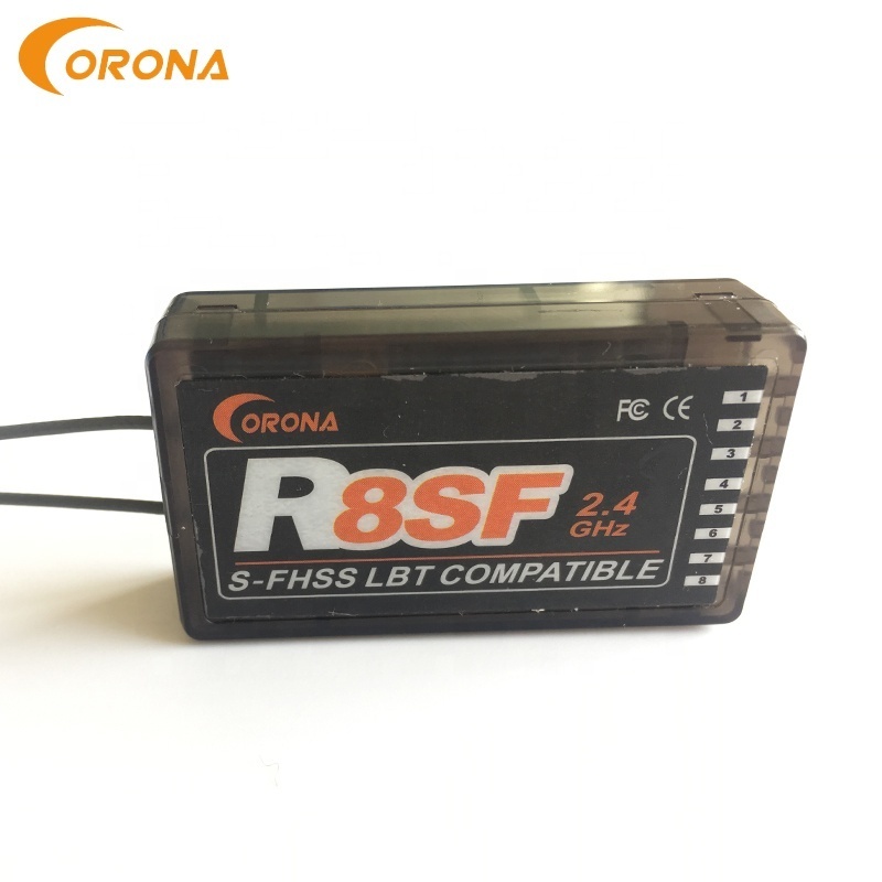 Corona R8SF 2.4gh 8 channels rc futaba sfhss rc car transmitter and receiver