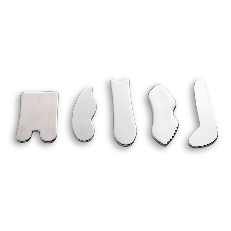 Cheap Price Stainless Steel Scraping Plate Tool Facial Body Massage Gua Sha Board