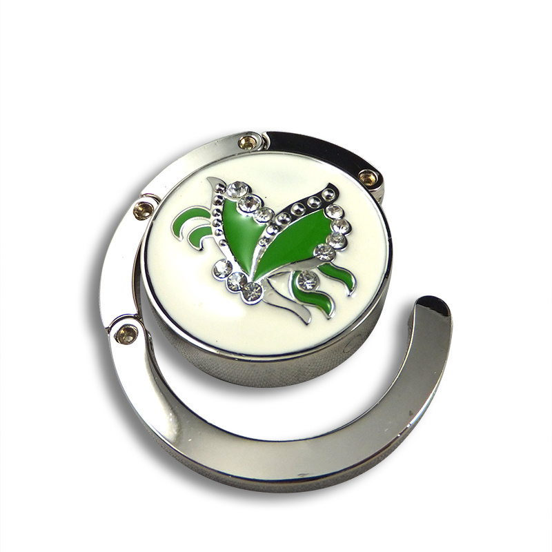 New round lady bag hanger, zinc alloy bag hanger, custom-made metal bag hanger