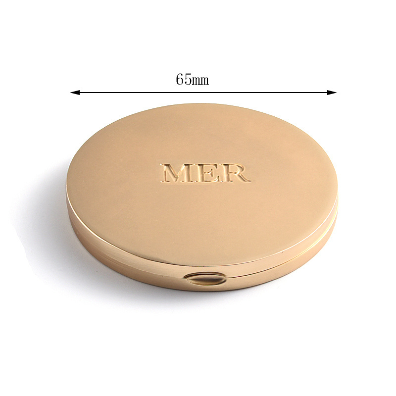 Luxury Magnifying Portable Custom Double Side Cosmetic Compact Pocket Compact Mirror