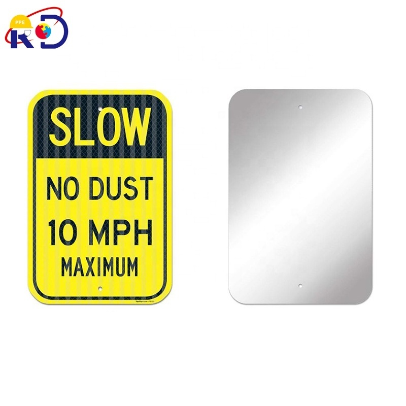 Wholesale Safety Street Reflective Sheeting Circle Aluminum Highway Warning Traffic Road Safety Sign