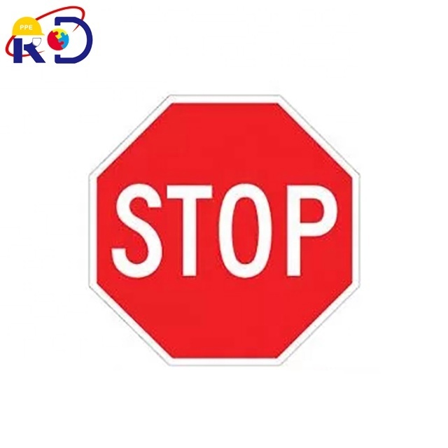 Wholesale Safety Street Reflective Sheeting Circle Aluminum Highway Warning Traffic Road Safety Sign