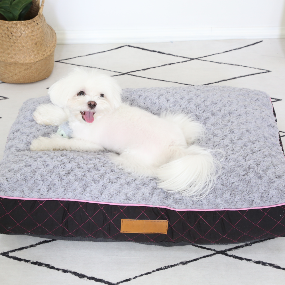 factory orthopedic memory foam dog plush pillows soft plush Foam Sponge removable pet supplies pet bed mat luxury dog bed