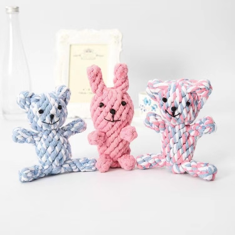 Durable Cotton Rope Dog Toys 20 Pack Gift Set Free Assortment Pet Chew Dog Toy 2023