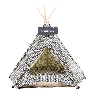 Pet Teepee Tent for Dogs, Cute Dog Tent Bed, Modern Pet Teepee Tent House