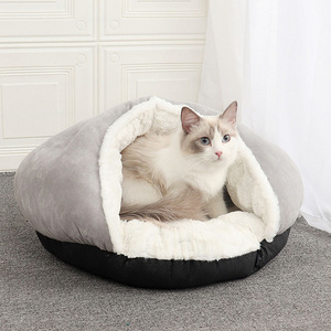 2021 New XL organic dog house indoor warm kennel pet cat cave  dog sleeping bag