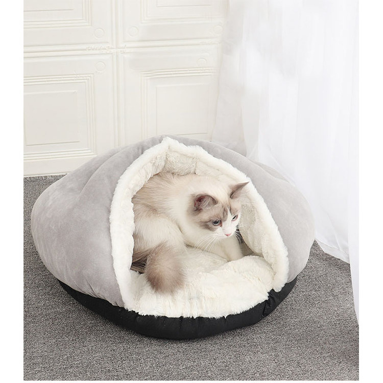 2021 New XL organic dog house indoor warm kennel pet cat cave  dog sleeping bag