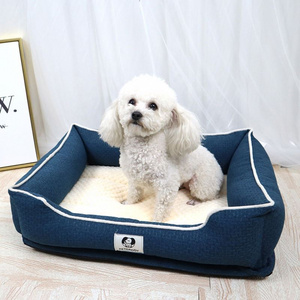 Dog sofa bed for large dog rectangle unbreakable dog bed