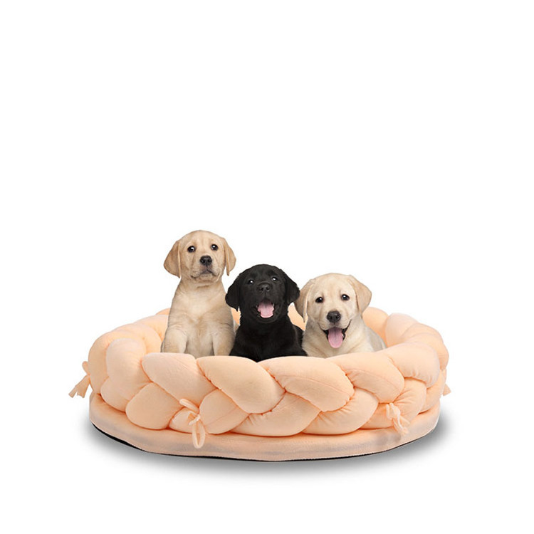 cama para perros Warming Cat House Puppy Dog Donut Bed Round Cat Bed DIY Pet Beds Customized for Wholesale