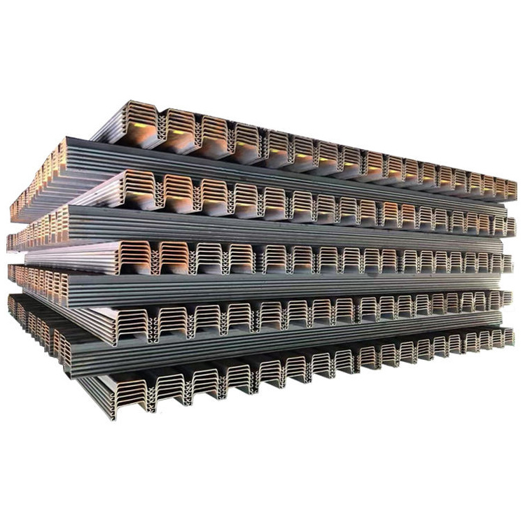 ASTM/AISI U Type Steel Sheet Pile Seawall Retaining Wall Sy295 Sy390 Sheet Piling For Water Control Solution