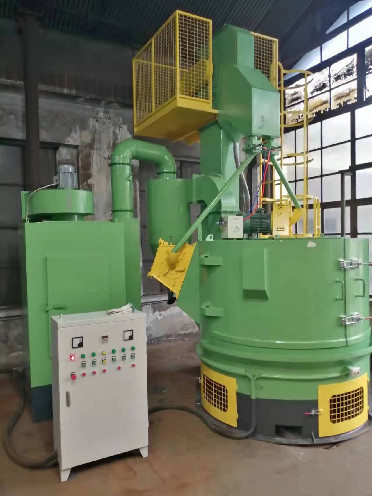 China Turntable Wheels Shot Blast Cleaning Machine, Wheels Abrator