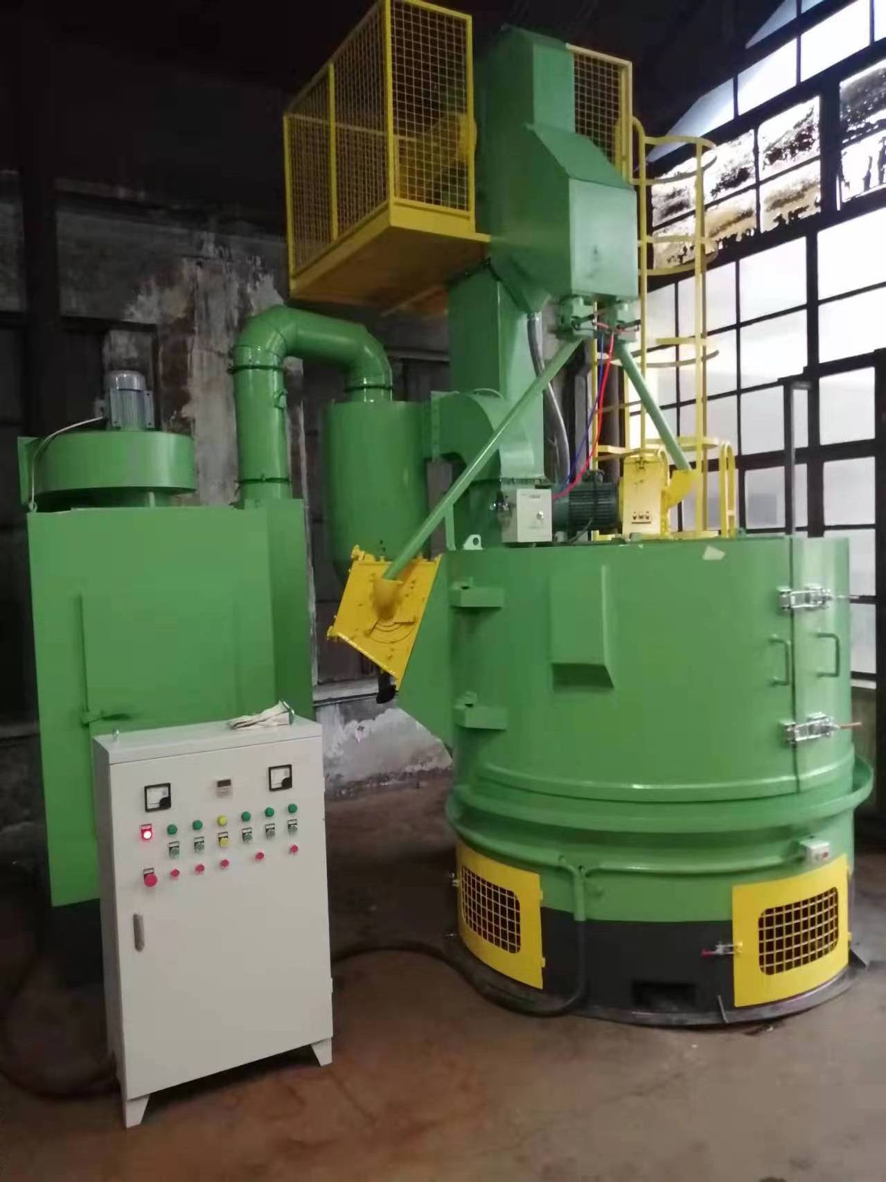 China Turntable Wheels Shot Blast Cleaning Machine, Wheels Abrator