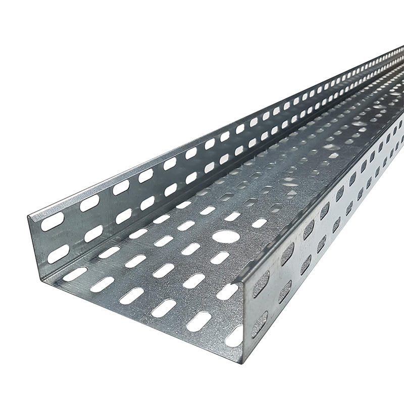 Wholesale Galvanized  Perforated Cable Tray Electrical Ventilated Channel Type Cable Tray 400mm