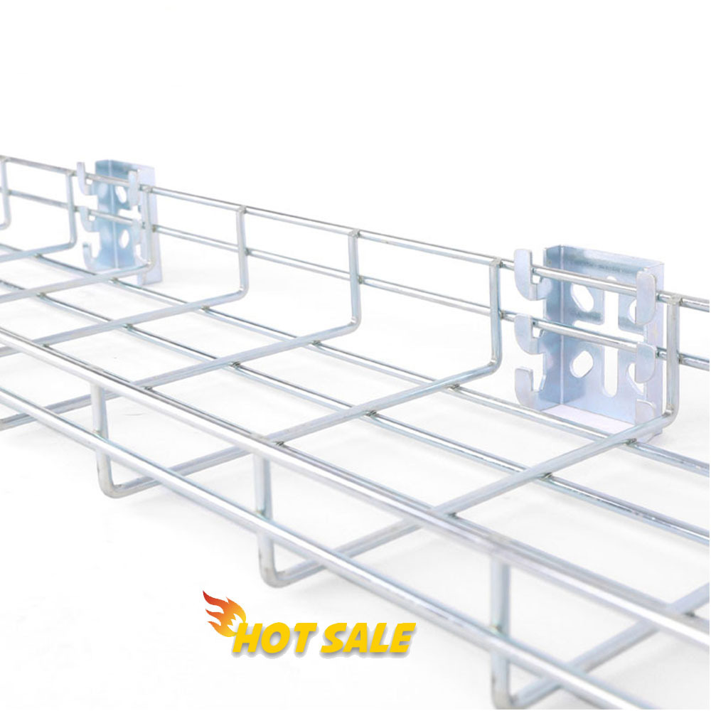 OEM ODM Corrosion Protection Sliver Hot Dip Galvanized Channel Support Wire Mesh Cable Tray