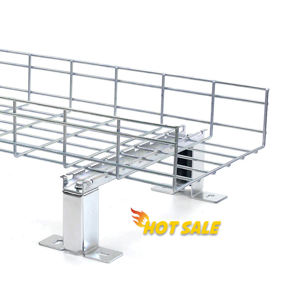 OEM ODM Corrosion Protection Sliver Hot Dip Galvanized Channel Support Wire Mesh Cable Tray