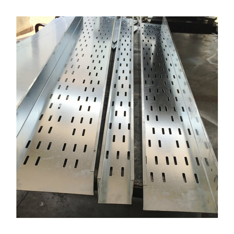 Wholesale Galvanized  Perforated Cable Tray Electrical Ventilated Channel Type Cable Tray 400mm