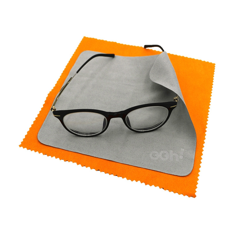 Custom Print Logo Microfiber Sun Eye Glasses Lens Wiping Cleaner Cleaning Cloth