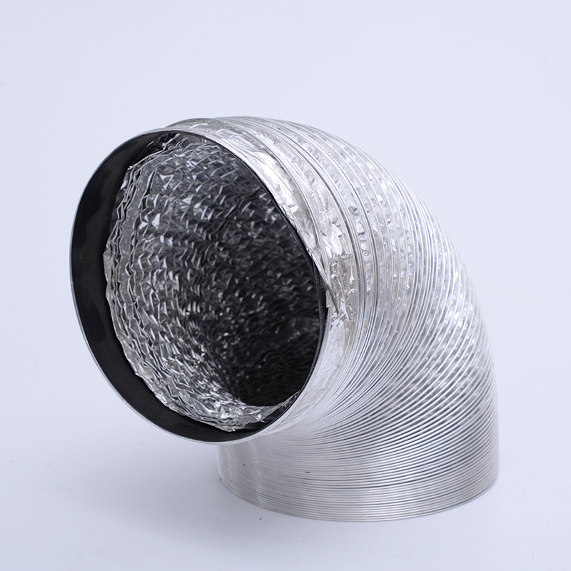 Range Hood Aluminum Foil Smoke Tube Ventilation Fan Smoke Pipe Aluminium Flexible Ducting Hose