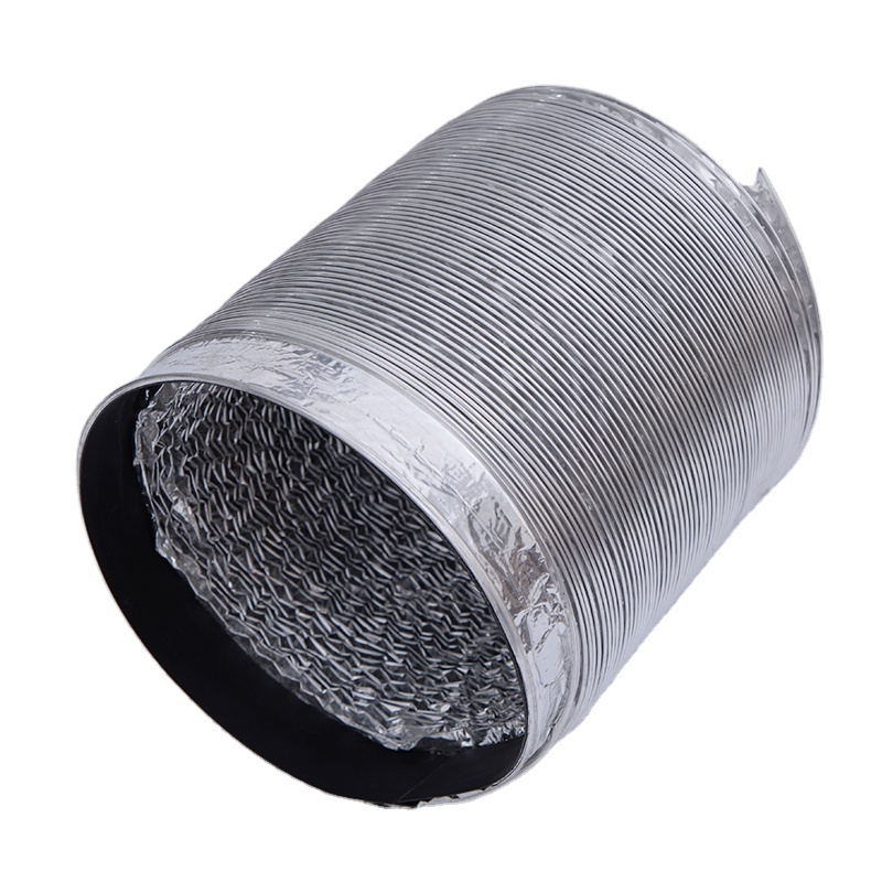 Range Hood Aluminum Foil Smoke Tube Ventilation Fan Smoke Pipe Aluminium Flexible Ducting Hose