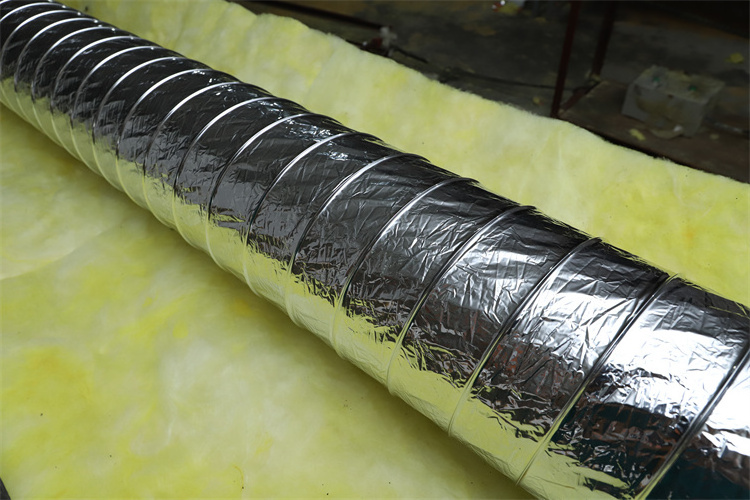 Thermal Insulation Hvac Duct Aluminium Foil Flexible Duct Aluminum Acoustic Insulated Flexible Duct