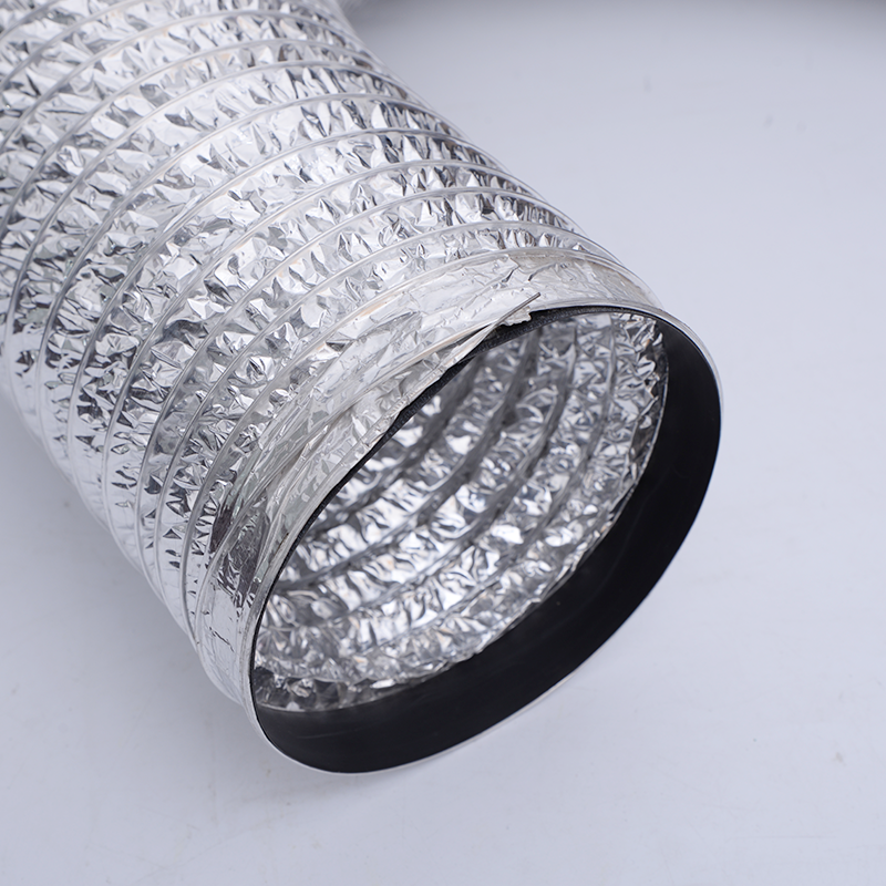 Range Hood Aluminum Foil Smoke Tube Ventilation Fan Smoke Pipe Aluminium Flexible Ducting Hose