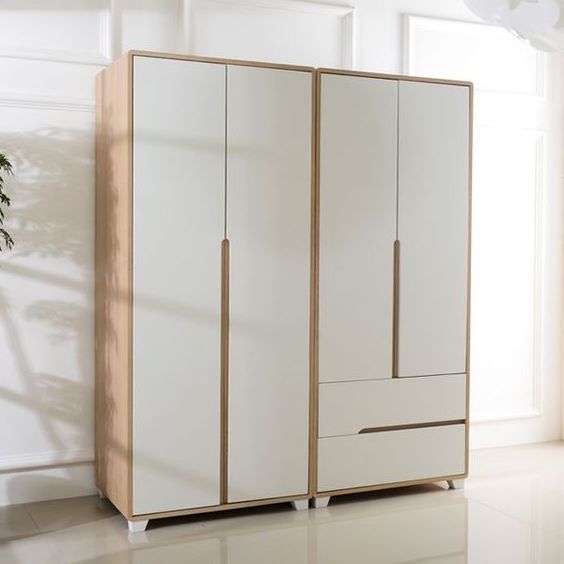 MORE DESIGN Free Sample Durable Bedroom Furniture Clothes Combination Cupboards Modern Closet Organizer Wardrobes Wooden Cabinet