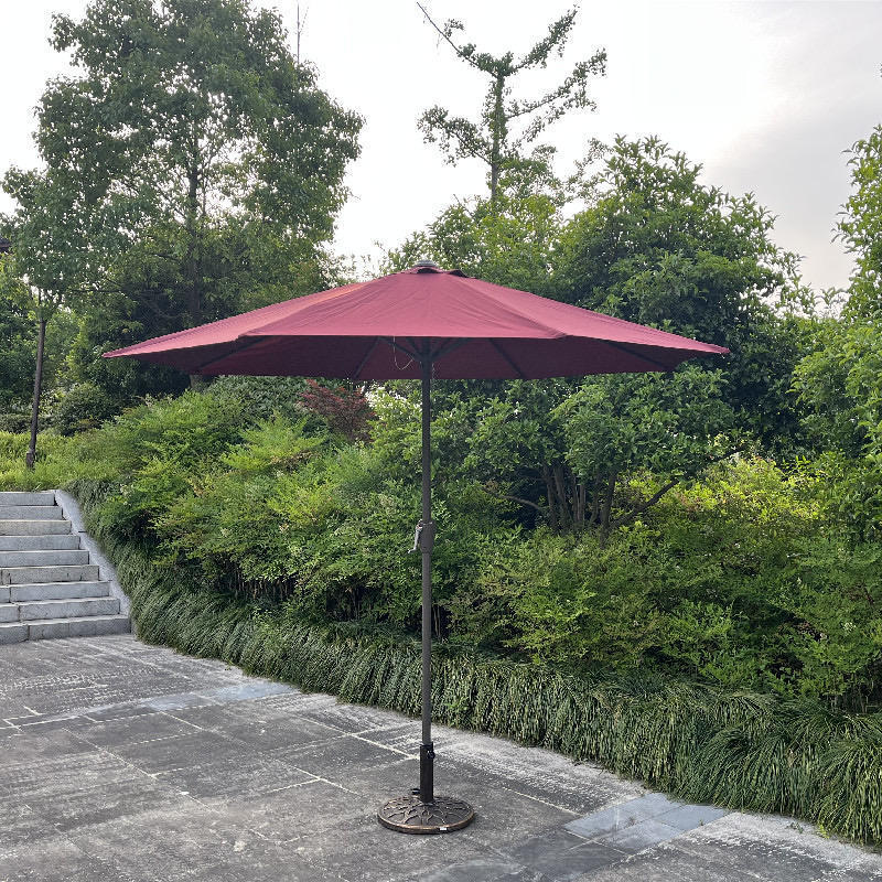 MORE DESIGN Wholesale Patio Furniture Resin Marble Cast Iron Plastic Round Beach Garden Sun Outdoor Umbrella Parasol Base Stand