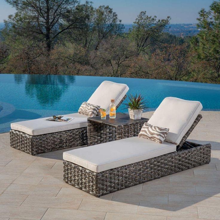 MORE DESIGN Chaise 2023 factory Aluminum Furniture Patio cheap hotel Sling wooden Outdoor Swimming Pool Sun Loungers