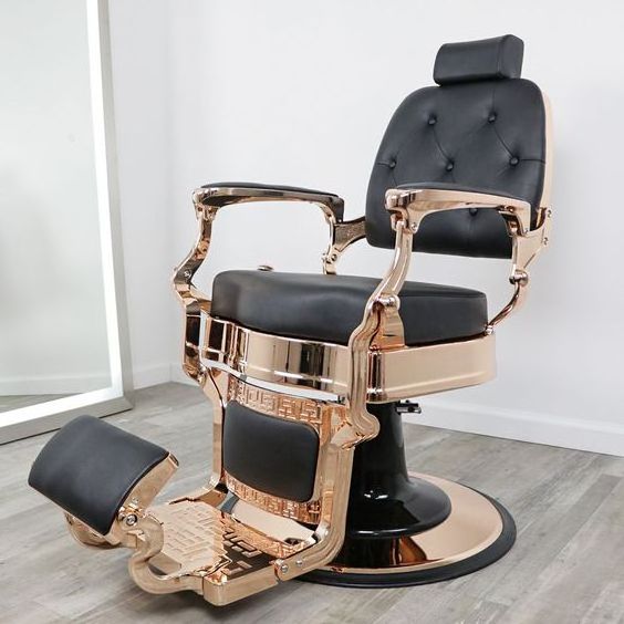 MORE DESIGN Commercial Furniture Antique Heavy Duty Vintage Beauty Salon Hydraulic Styling Barber Hair Cut Chair