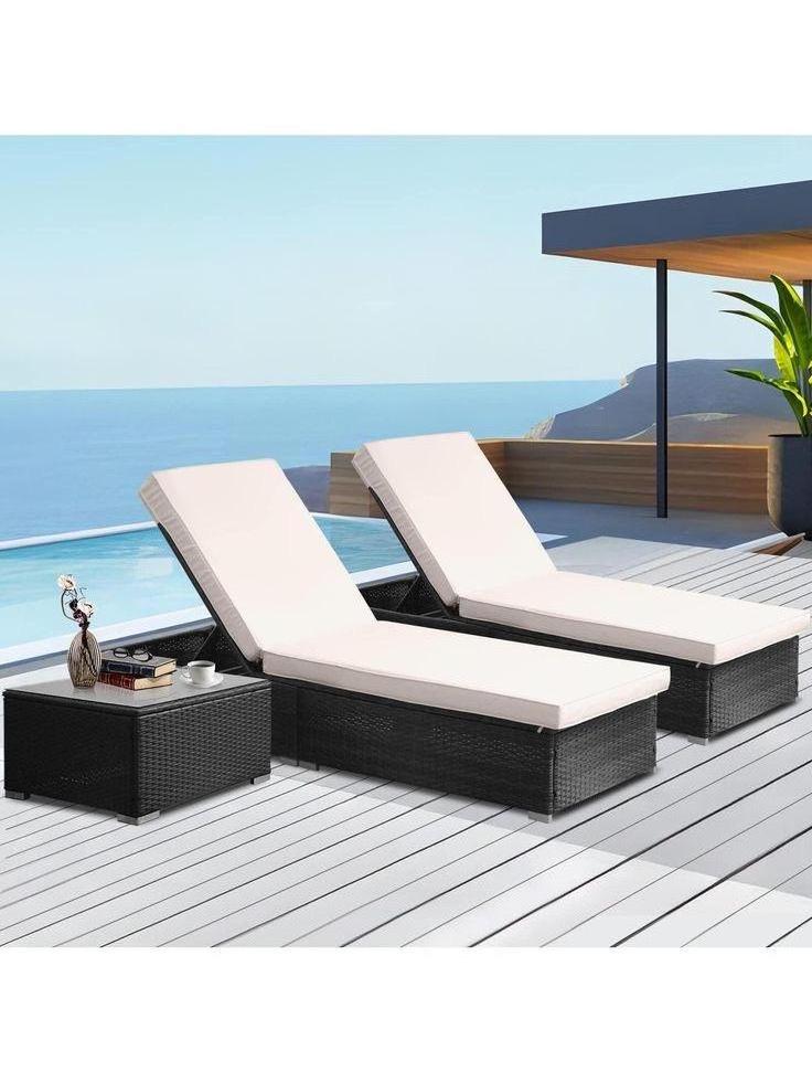 MORE DESIGN Hot sale Chaise 2023 factory Aluminum Furniture Patio cheap hotel Sling wooden Outdoor Swimming Pool Sun Loungers