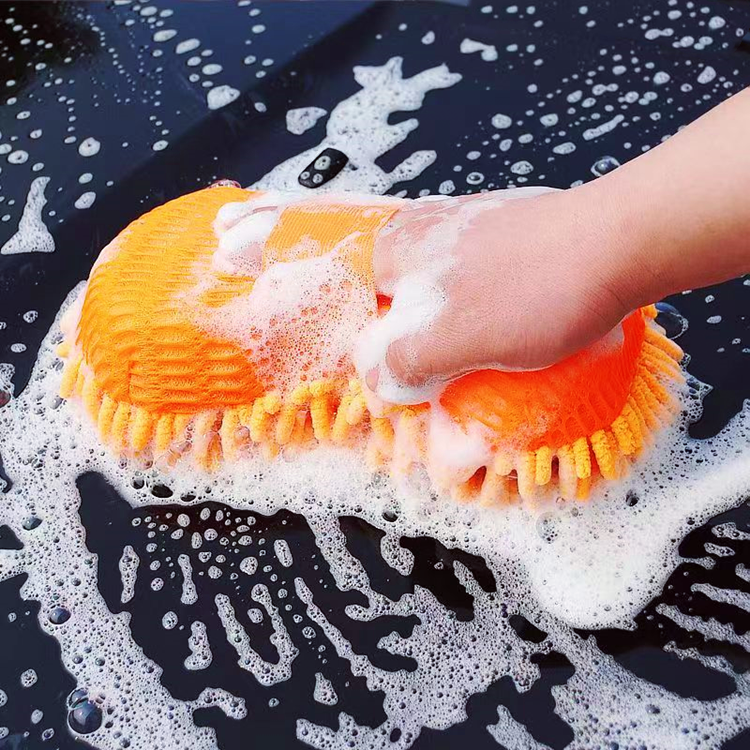 Very Thick Good Quality Microfiber Chenille Car Wash Sponge Cleaning Brushes Detailing car brush