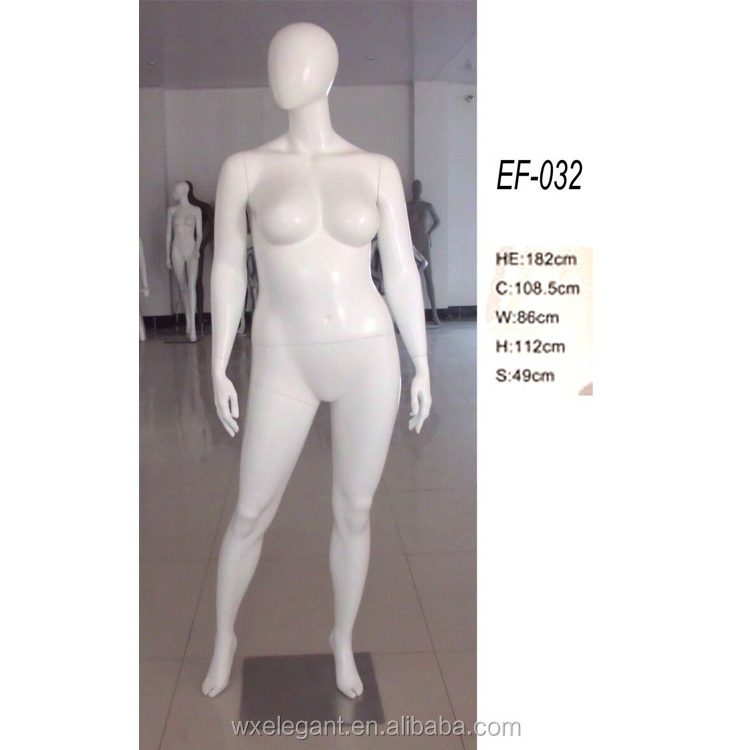 2017 fashion display standing big breast female mannequin and big butt mannequin sale