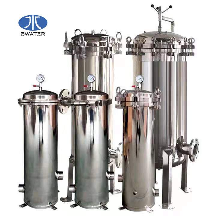 SS stainless steel bag filter housing  liquid filter housing, Prefilter housing, Housing of household water purifier