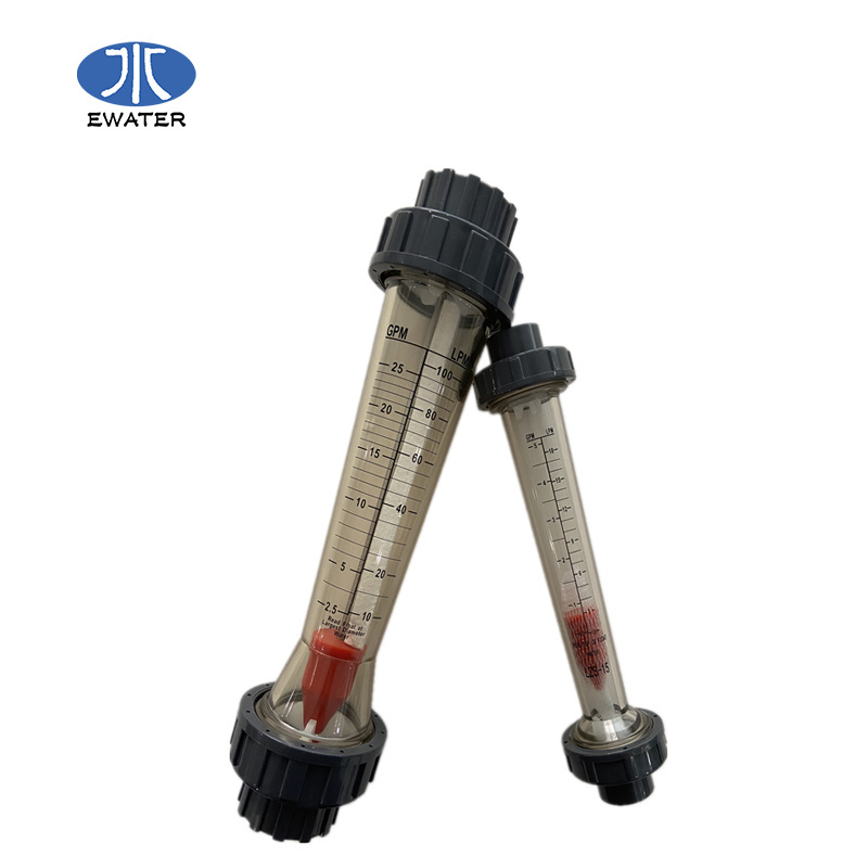 Panel Flow Meter Portable River Adjustable Water Ultrasonic ABS Liquid Fertilizer Flow Meter