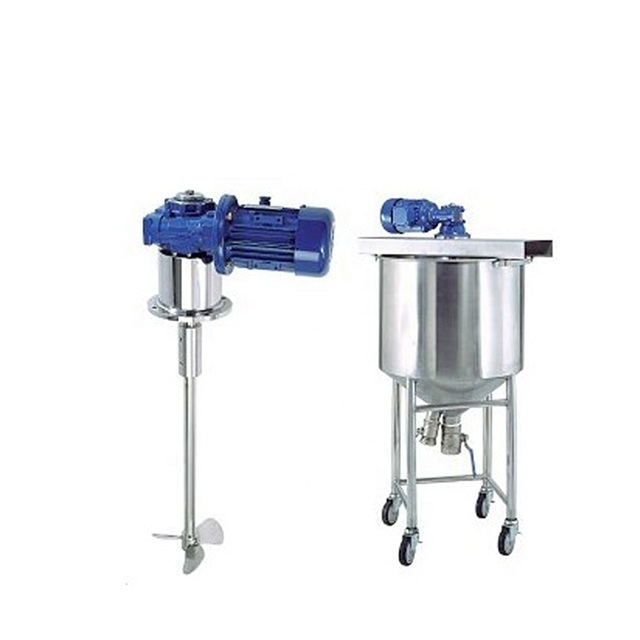 Industrial Paint Mixing Tank With Vertical Brine Portable Water Agitator Machine Motor