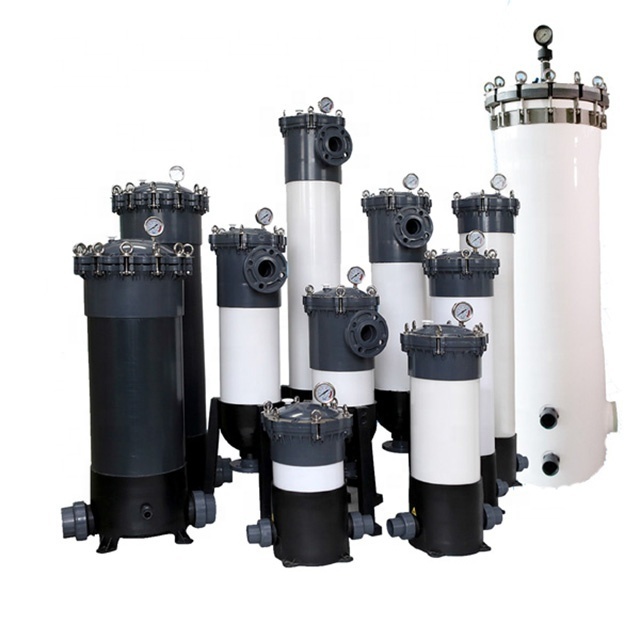 High Flow plastic UPVC/PVC cartridge filter housing machine for water filter treatment precision filter housing