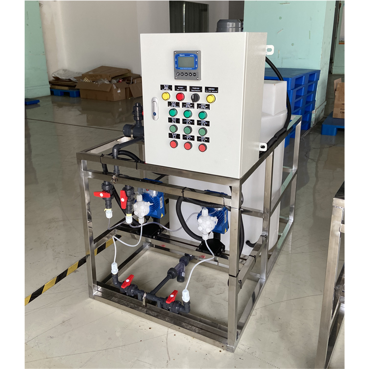 500L 100 liters Water Treatment Machinery Automatic Chemical liquid acid alkali pH Chlorine Dosing System liquid agitator mixer