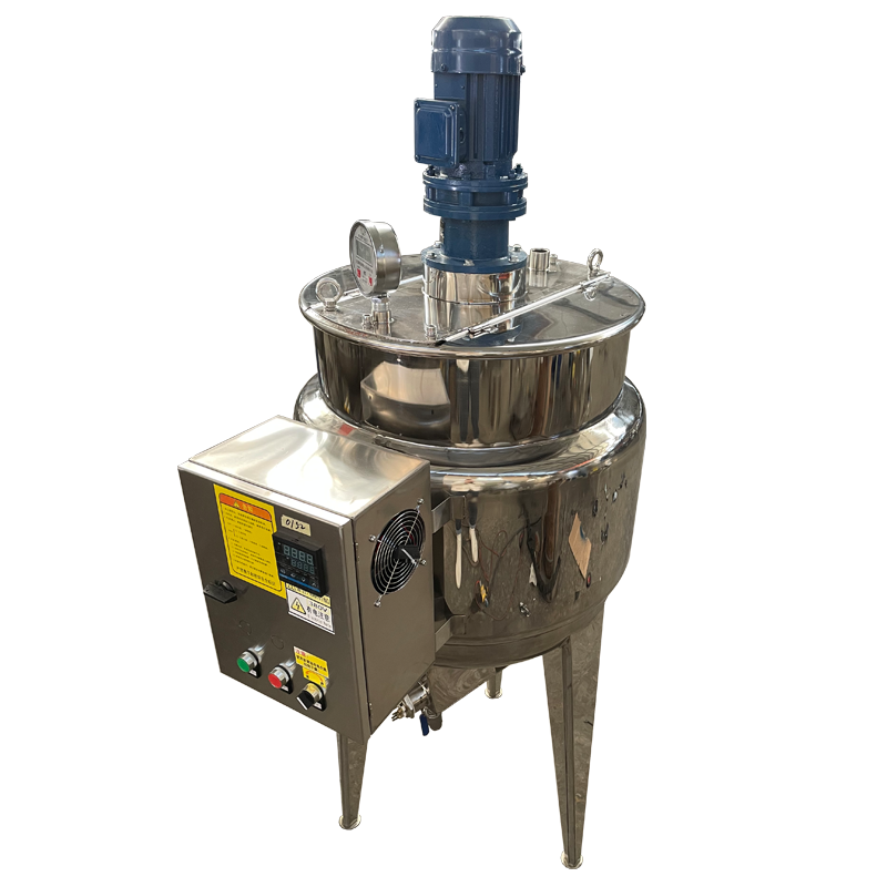 High quality hot selling 100L stainless steel 304 Tank with drum standing liquid mixer With heater