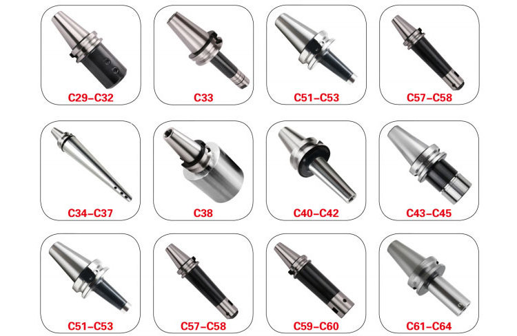 High accuracy bt30-er collet chuck cnc tool holder bt40 bt50 CNC machining center spindle tool holder