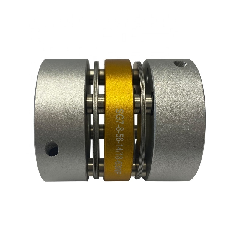 New Design Aluminum Double Couplings Flexible Disc Type Coupling