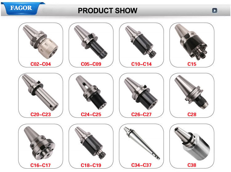 High accuracy bt30-er collet chuck cnc tool holder bt40 bt50 CNC machining center spindle tool holder