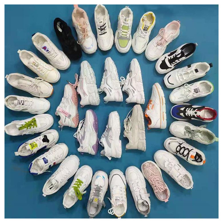 Bulk Wholesale High Quality Original Branded Shoes Second Hand Used Canvas Shoes Stock