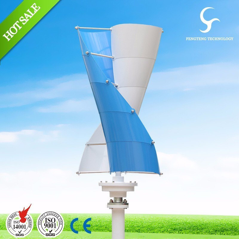 gerador de energia Vertical Axis Wind Turbine Generator VAWT 400W 12/24V Light and Portable Wind Generator For Home use on sale