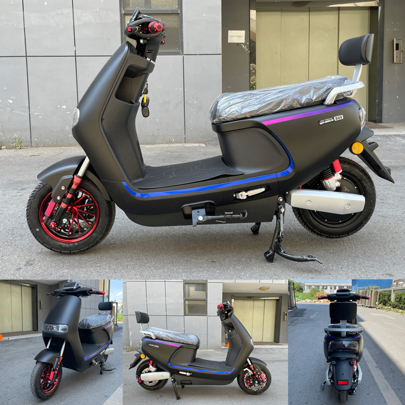 New Electric Motorbikeh1 High-Speed Battery Scooter 60v Long-Distance Running Motorcycle Scooters