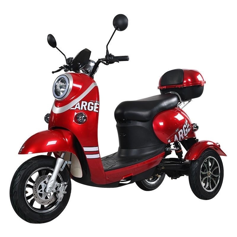 electric 60/72v disable scooter adult disc brake tricycle electric motorcycle with sidecar